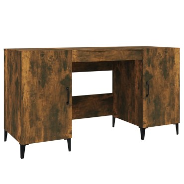 vidaXL Γραφείο Καπνιστή Δρυς 140x50x75cm από Επεξεργασμένο Ξύλο 1 τεμ.