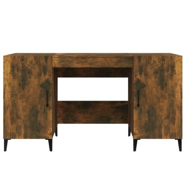 vidaXL Γραφείο Καπνιστή Δρυς 140x50x75cm από Επεξεργασμένο Ξύλο 1 τεμ.