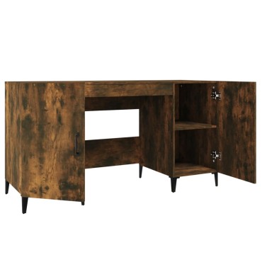 vidaXL Γραφείο Καπνιστή Δρυς 140x50x75cm από Επεξεργασμένο Ξύλο 1 τεμ.