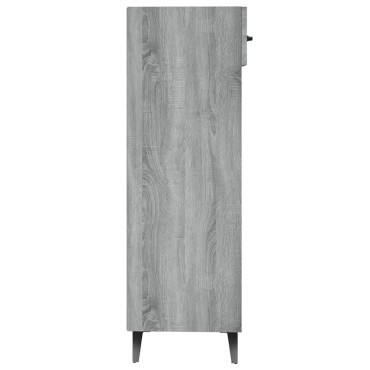 vidaXL Παπουτσοθήκη Γκρι Sonoma 30x35x105cm από Επεξεργασμένο Ξύλο