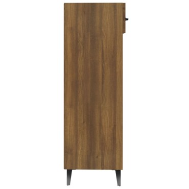 vidaXL Παπουτσοθήκη Καφέ Δρυς 30x35x105cm από Επεξεργασμένο Ξύλο