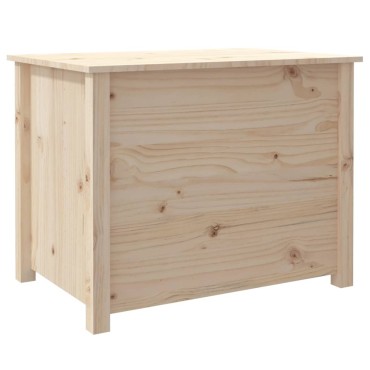 vidaXL Τραπεζάκι Σαλονιού Γκρι 71x49x55cm από Μασίφ Ξύλο Πεύκου 1 τεμ.