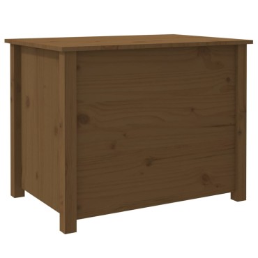 vidaXL Τραπεζάκι Σαλονιού Καφέ Μελί 71x49x55cm Μασίφ Ξύλο Πεύκου 1 τεμ.