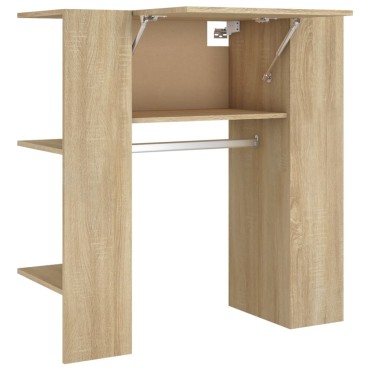vidaXL Ντουλάπι Διαδρόμου Sonoma Δρυς 97,5x37x99cm Επεξεργ. Ξύλο 1 τεμ.