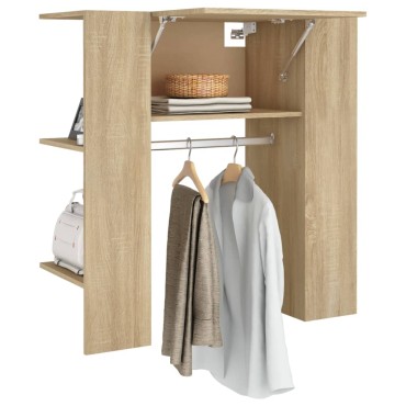 vidaXL Ντουλάπι Διαδρόμου Sonoma Δρυς 97,5x37x99cm Επεξεργ. Ξύλο 1 τεμ.