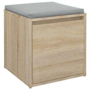 vidaXL Κουτί με Συρτάρι Sonoma Δρυς 40,5x40x40cm Επεξεργασμένο Ξύλο