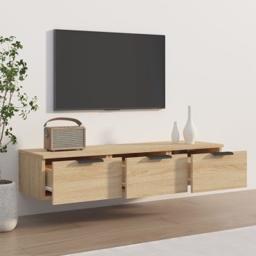 vidaXL Ντουλάπι Τοίχου Sonoma Δρυς 102x30x20cm Επεξεργασμένο Ξύλο 1 τεμ.