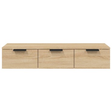 vidaXL Ντουλάπι Τοίχου Sonoma Δρυς 102x30x20cm Επεξεργασμένο Ξύλο 1 τεμ.