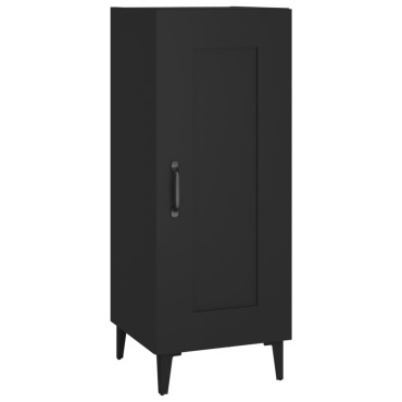 vidaXL Ντουλάπι Μαύρο 34,5x34x90cm από Επεξεργασμένο Ξύλο 1 τεμ.