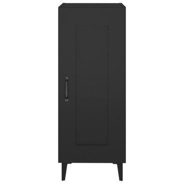 vidaXL Ντουλάπι Μαύρο 34,5x34x90cm από Επεξεργασμένο Ξύλο 1 τεμ.