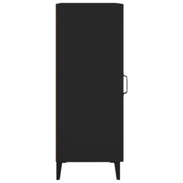 vidaXL Ντουλάπι Μαύρο 34,5x34x90cm από Επεξεργασμένο Ξύλο 1 τεμ.