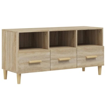 vidaXL Έπιπλο Τηλεόρασης Sonoma Δρυς 102x36x50cm Επεξεργ. Ξύλο