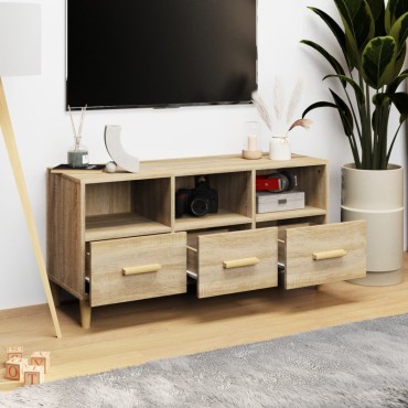 vidaXL Έπιπλο Τηλεόρασης Sonoma Δρυς 102x36x50cm Επεξεργ. Ξύλο