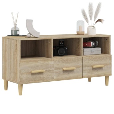 vidaXL Έπιπλο Τηλεόρασης Sonoma Δρυς 102x36x50cm Επεξεργ. Ξύλο
