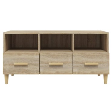 vidaXL Έπιπλο Τηλεόρασης Sonoma Δρυς 102x36x50cm Επεξεργ. Ξύλο