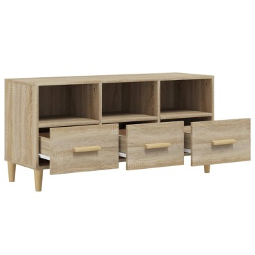 vidaXL Έπιπλο Τηλεόρασης Sonoma Δρυς 102x36x50cm Επεξεργ. Ξύλο