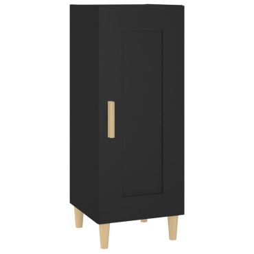 vidaXL Ντουλάπι Μαύρο 34,5x34x90cm από Επεξεργασμένο Ξύλο 1 τεμ.
