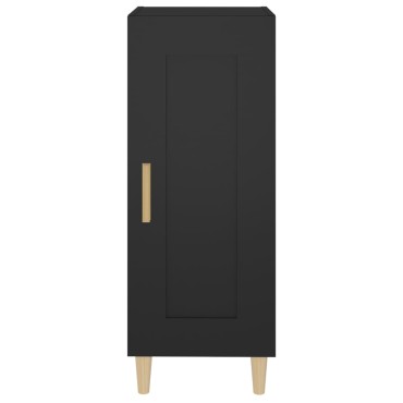 vidaXL Ντουλάπι Μαύρο 34,5x34x90cm από Επεξεργασμένο Ξύλο 1 τεμ.