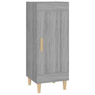 vidaXL Ντουλάπι Γκρι Sonoma 34,5x34x90cm από Επεξεργασμένο Ξύλο 1 τεμ.