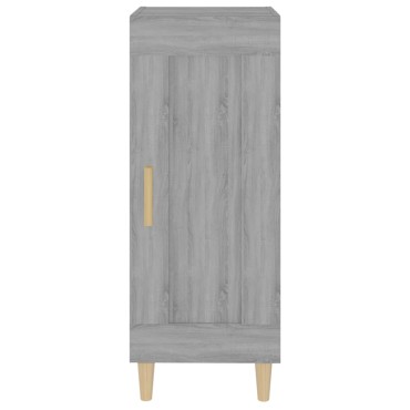 vidaXL Ντουλάπι Γκρι Sonoma 34,5x34x90cm από Επεξεργασμένο Ξύλο 1 τεμ.