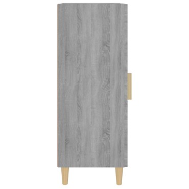 vidaXL Ντουλάπι Γκρι Sonoma 34,5x34x90cm από Επεξεργασμένο Ξύλο 1 τεμ.