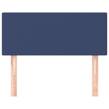 vidaXL Κεφαλάρι Κρεβατιού Μπλε 90x5x78/88cm Υφασμάτινο 1 τεμ.