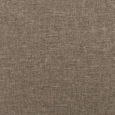 vidaXL Κεφαλάρι Κρεβατιού Taupe 100x5x78/88cm Υφασμάτινο 1 τεμ.