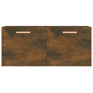 vidaXL Ντουλάπι Τοίχου Καπνιστή Δρυς 80x35x36,5cm Επεξεργασμένο Ξύλο 1 τεμ.