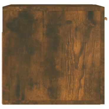 vidaXL Ντουλάπι Τοίχου Καπνιστή Δρυς 80x35x36,5cm Επεξεργασμένο Ξύλο 1 τεμ.