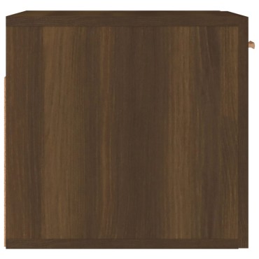 vidaXL Ντουλάπι Τοίχου Καφέ Δρυς 80x35x36,5cm Επεξεργασμένο Ξύλο 1 τεμ.