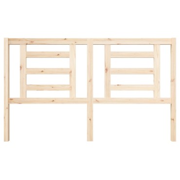 vidaXL Κεφαλάρι Κρεβατιού 166x4x100cm από Μασίφ Ξύλο Πεύκου 1 τεμ.