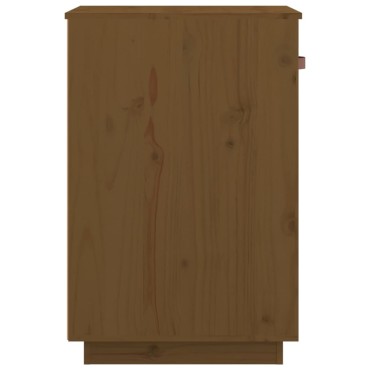vidaXL Ντουλάπι Γραφείου Καφέ μελί 40x50x75cm Μασίφ Ξύλο Πεύκου 1 τεμ.
