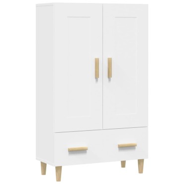 vidaXL Ντουλάπι Λευκό 70x31x115cm από Επεξεργασμένο Ξύλο 1 τεμ.