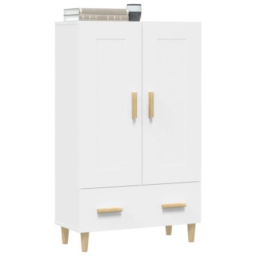 vidaXL Ντουλάπι Λευκό 70x31x115cm από Επεξεργασμένο Ξύλο 1 τεμ.