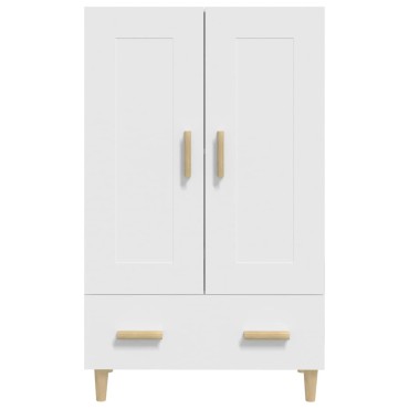 vidaXL Ντουλάπι Λευκό 70x31x115cm από Επεξεργασμένο Ξύλο 1 τεμ.