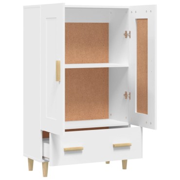 vidaXL Ντουλάπι Λευκό 70x31x115cm από Επεξεργασμένο Ξύλο 1 τεμ.