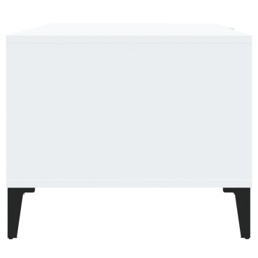 vidaXL Τραπεζάκι Σαλονιού Λευκό 90x50x40cm Επεξεργασμένο Ξύλο 1 τεμ.