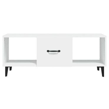 vidaXL Τραπεζάκι Σαλονιού Λευκό 102x50x40cm από Επεξεργ. Ξύλο 1 τεμ.