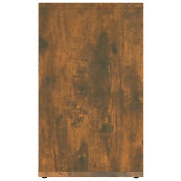 vidaXL Παπουτσοθήκη 2 τεμ. Καπνιστή Δρυς 52,5x30x50cm