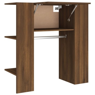 vidaXL Ντουλάπι Διαδρόμου Καφέ Δρυς 97,5x37x99cm Επεξεργ. Ξύλο 1 τεμ.