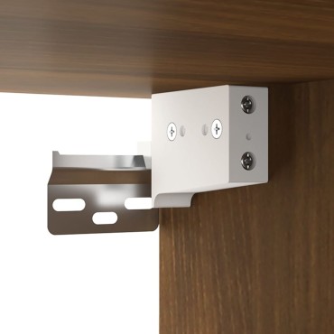 vidaXL Ντουλάπι Διαδρόμου Καφέ Δρυς 97,5x37x99cm Επεξεργ. Ξύλο 1 τεμ.