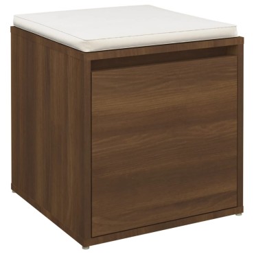 vidaXL Κουτί με Συρτάρι Καφέ Δρυς 40,5x40x40cm Επεξεργασμένο Ξύλο