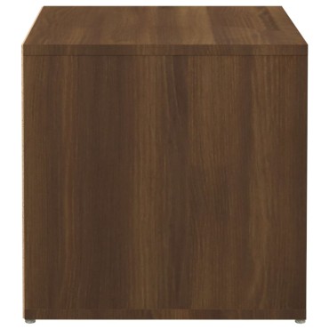 vidaXL Κουτί με Συρτάρι Καφέ Δρυς 40,5x40x40cm Επεξεργασμένο Ξύλο