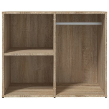 vidaXL Ντουλάπι Γυαλιστερό Sonoma Δρυς 80x40x65cm Επεξεργασμένο Ξύλο 1 τεμ.