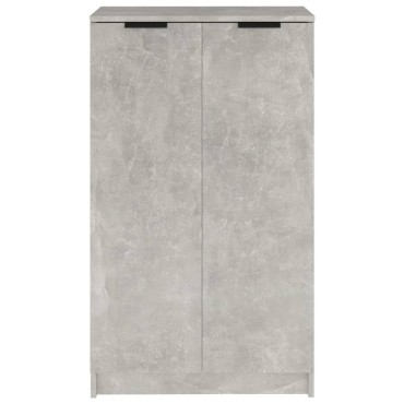 vidaXL Παπουτσοθήκη Γκρι Σκυροδέματος 59x35x100cm Επεξεργασμένο Ξύλο 1 τεμ.
