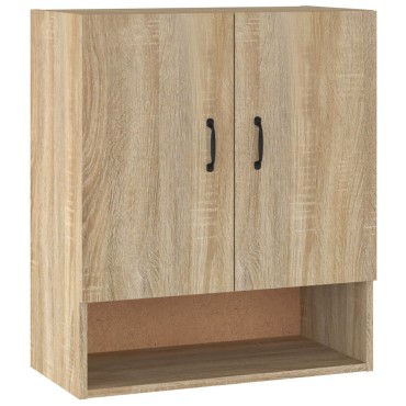 vidaXL Ντουλάπι Τοίχου Sonoma Δρυς 60x31x70cm Επεξεργασμένο Ξύλο 1 τεμ.