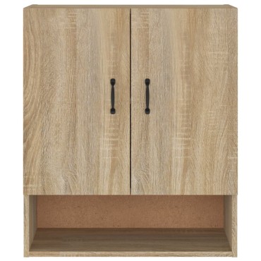vidaXL Ντουλάπι Τοίχου Sonoma Δρυς 60x31x70cm Επεξεργασμένο Ξύλο 1 τεμ.