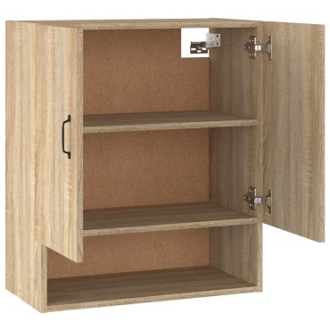 vidaXL Ντουλάπι Τοίχου Sonoma Δρυς 60x31x70cm Επεξεργασμένο Ξύλο 1 τεμ.