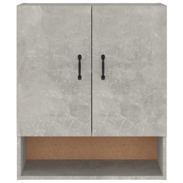 vidaXL Ντουλάπι Τοίχου Γκρι Σκυρ. 60x31x70cm Επεξεργασμένο Ξύλο 1 τεμ.