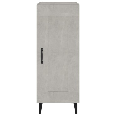 vidaXL Ντουλάπι Γκρι Σκυροδέματος 34,5x34x90cm Επεξεργασμένο Ξύλο 1 τεμ.